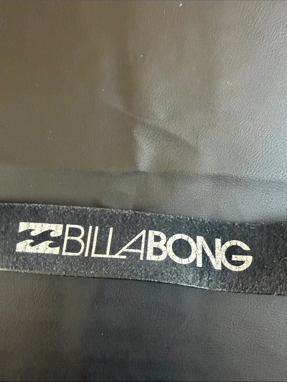 Billabong Flame Logo Graphic Belt Black Red Orange Y2K Skate Surf